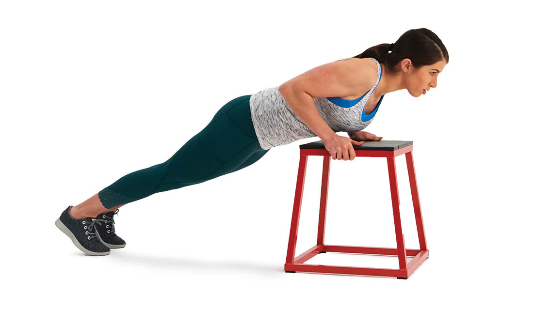 elevated push up