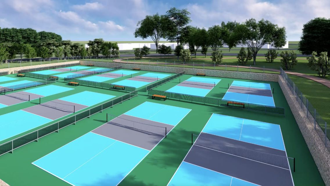 Life Time McKinney Outdoor Pickleball Courts