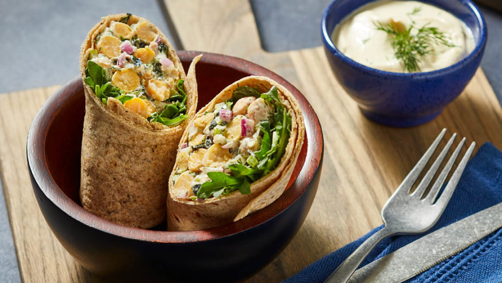 Chickpea “Tuna” Salad Wraps Experience Life