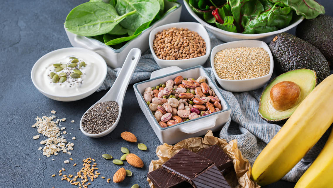 a variety of foods that are high in magnesium