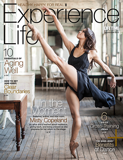 Misty Copeland on the cover of Experience Life November 2022