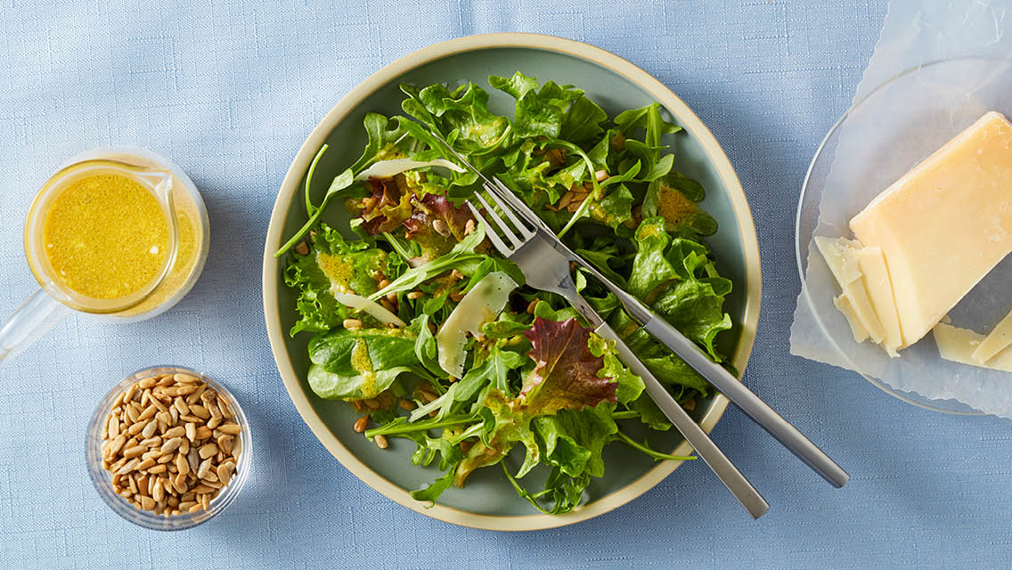 a simple green salad