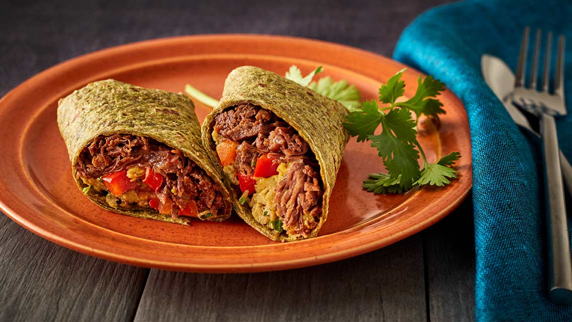 slow braised burritos to support postpartum recovery