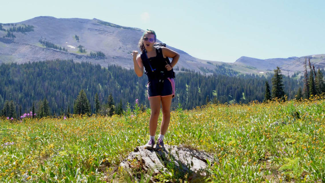 Katie Lemon hiking