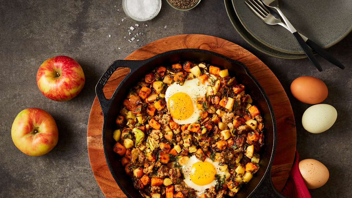 breakfast hash made with apples