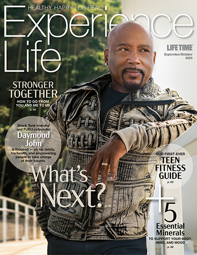Daymond John on the cover of Experience Life magazine September/October 2023