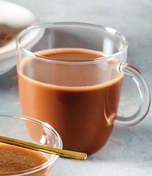 homemade mint hot chocolate