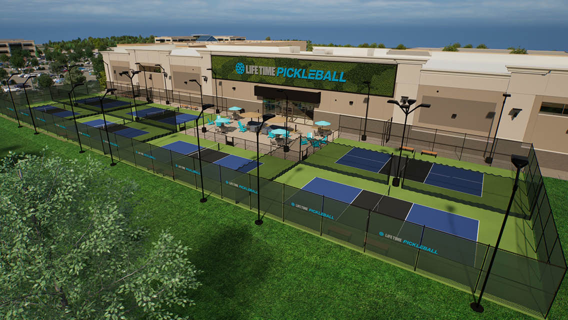 outdoor renderings for Chanhassen pickleball facility