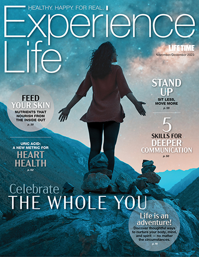 the November/December 2023 cover of Experience Life.