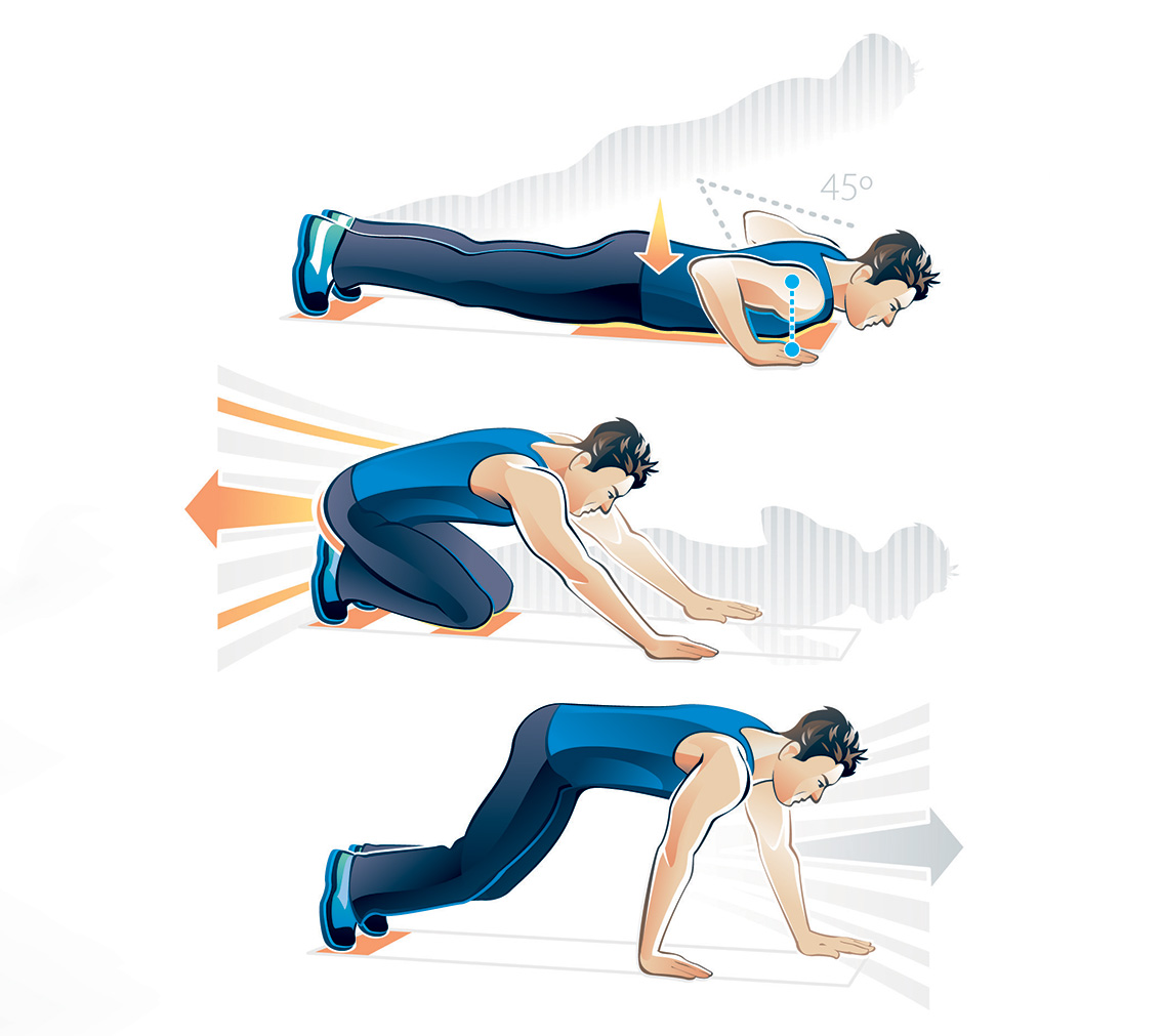 eccentric pushup