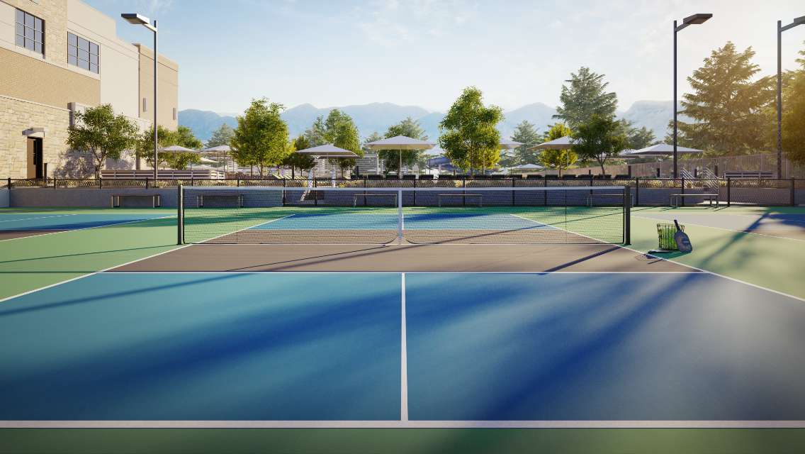 outdoor pickleball courts