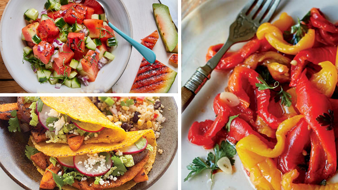 recipes for grilled fruit and veggies
