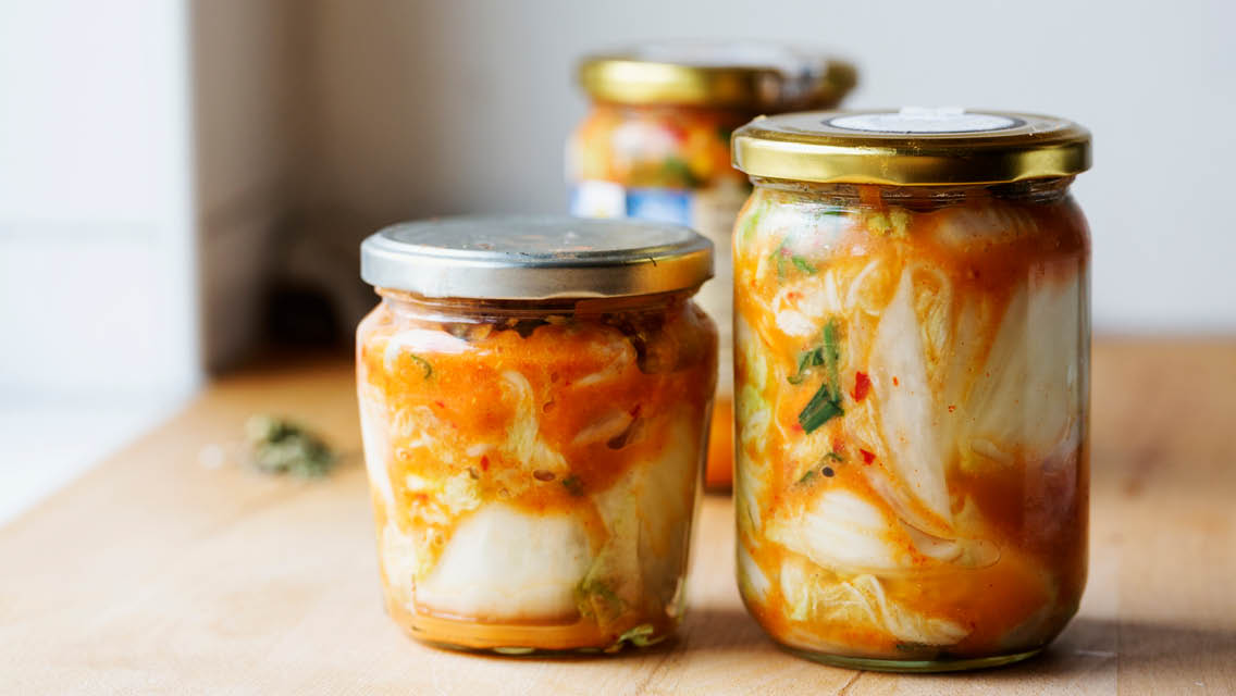 jars of fermented foods