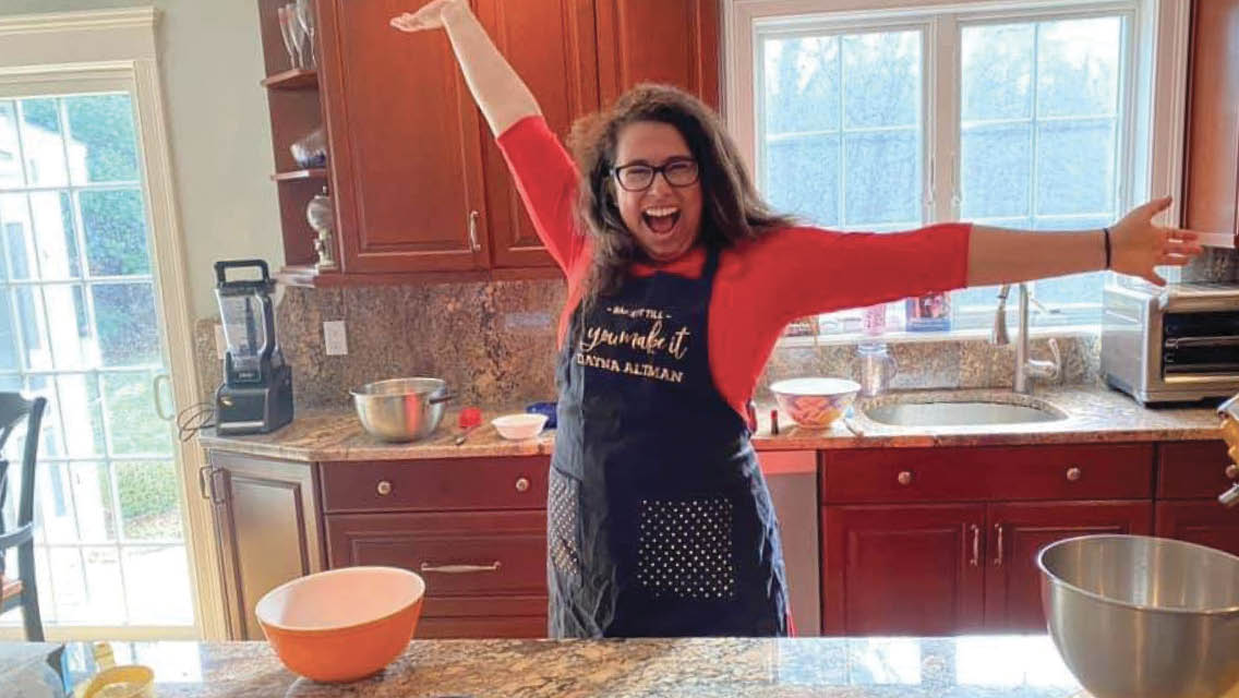 Dayna Altman in her kitchen
