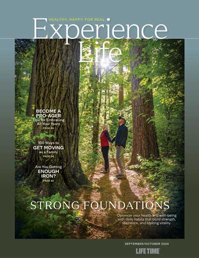 September/October 2024 cover of Experience Life at The Lost 40