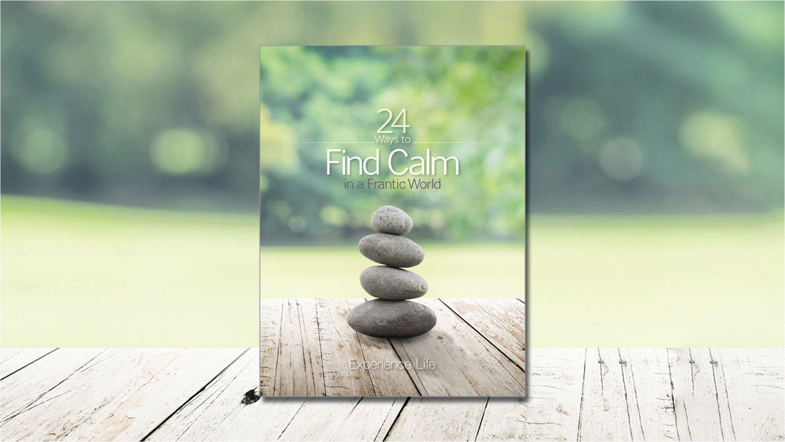 Finding calm e-book cover