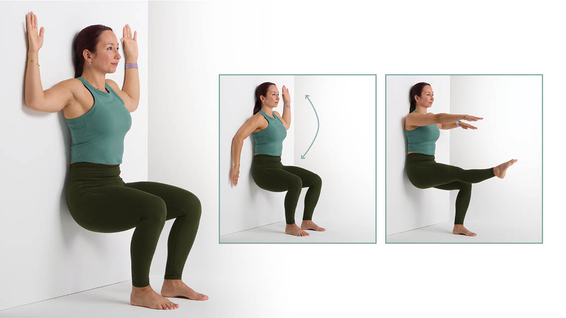 The Wall-Pilates Exercise