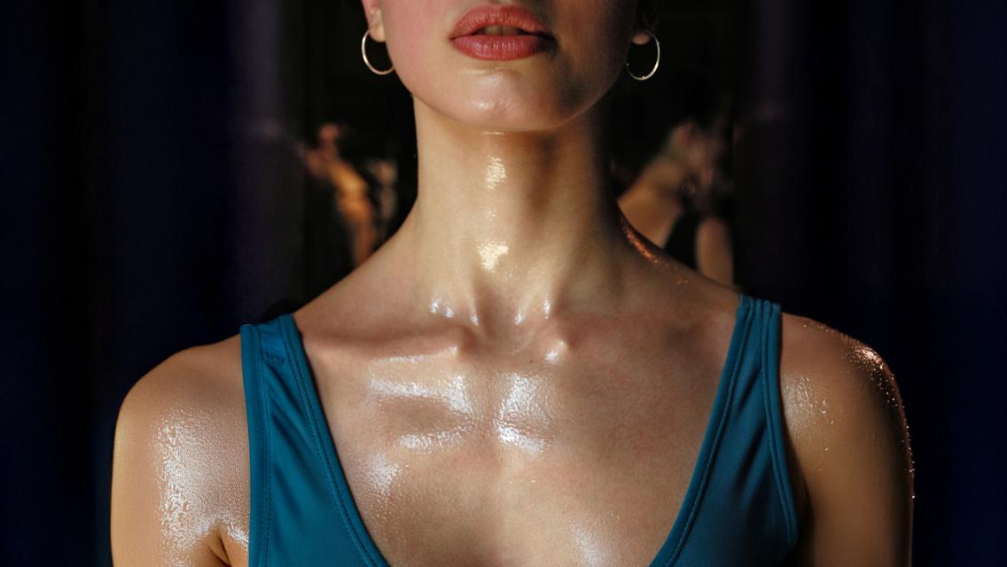 woman's chest