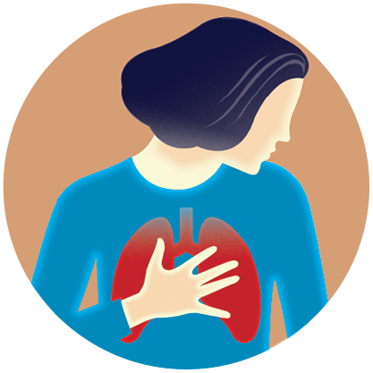 illustration breathing issues