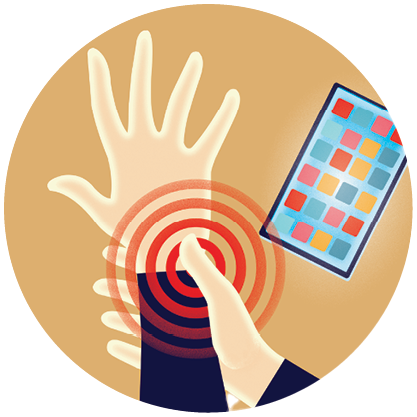 illustration text claw