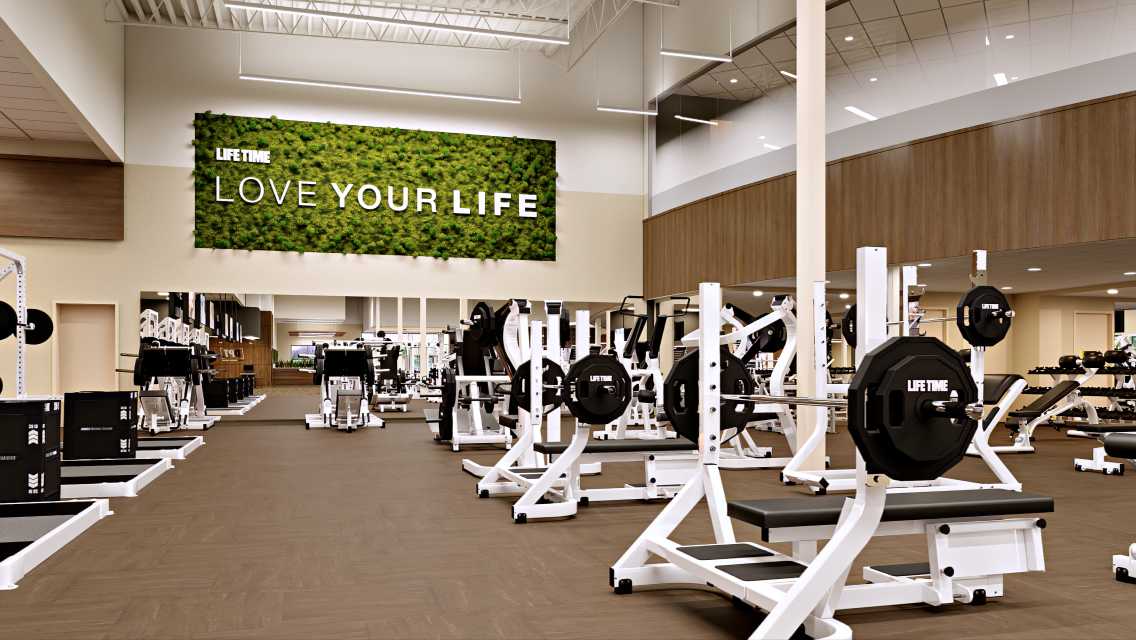 workout floor at fishers