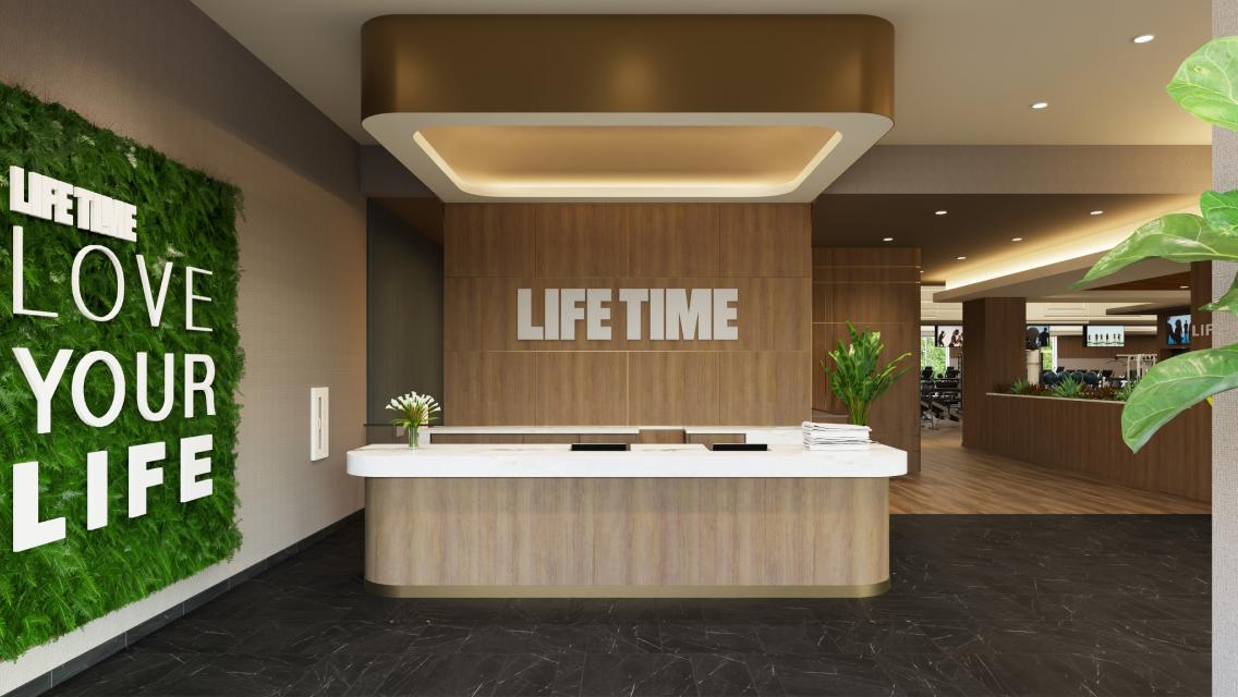 concierge desk at life time west boca