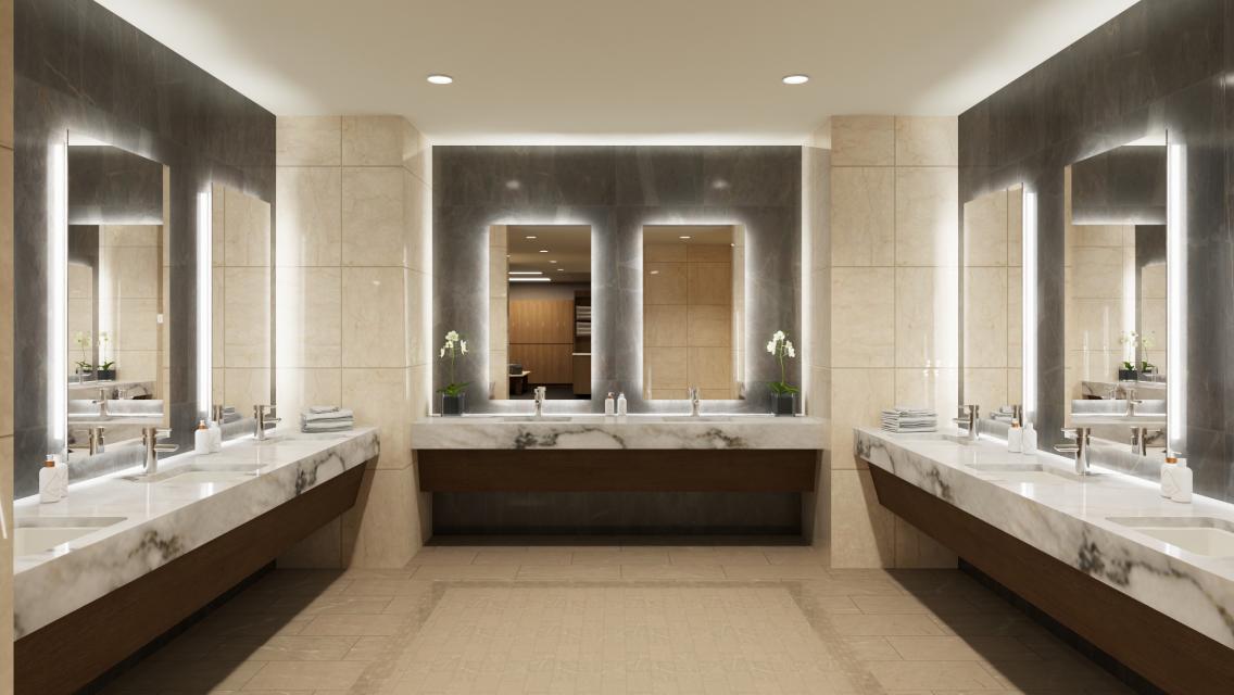 locker room at life time west boca