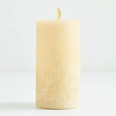 flameless candle from pottery barn