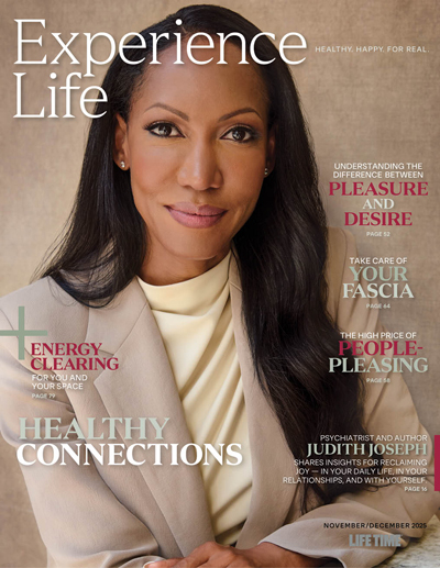 Nov/Dec 2025 cover of Experience Life with Judith Joseph