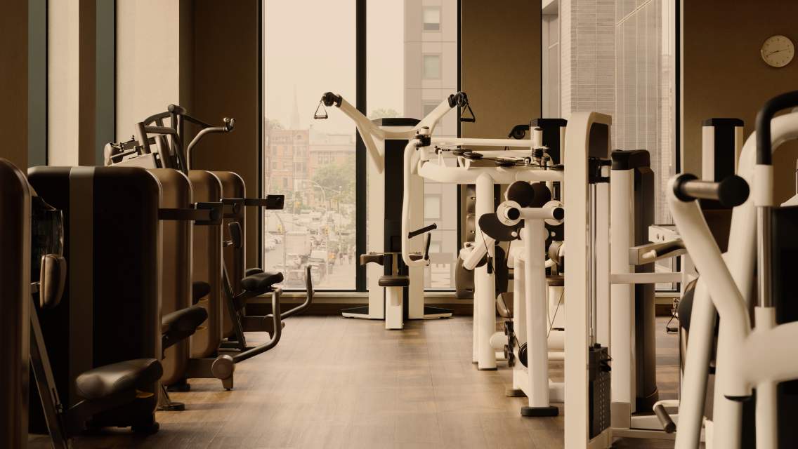 workout floor equipment