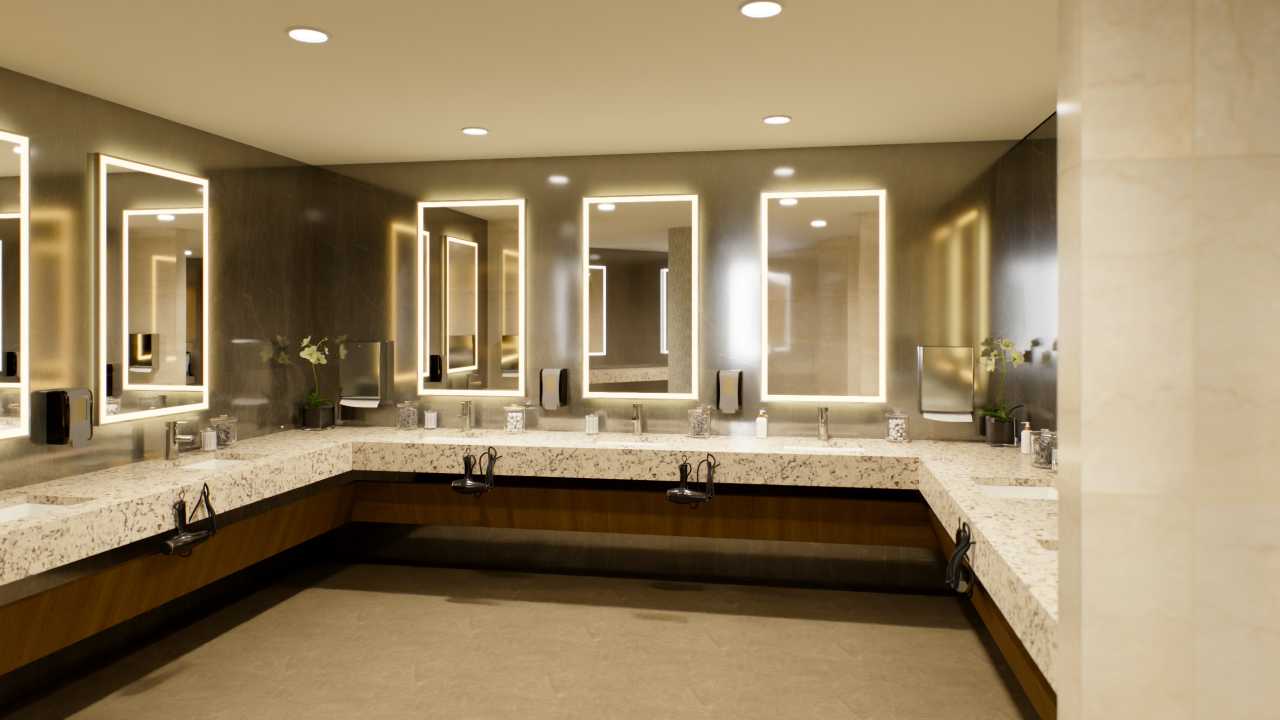 locker room at north shore sport and racquet