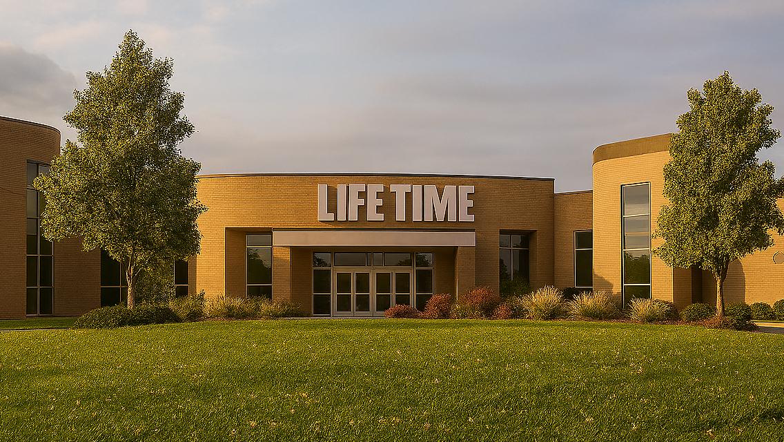 Exterior of Life Time North Shore Sport and Racquet