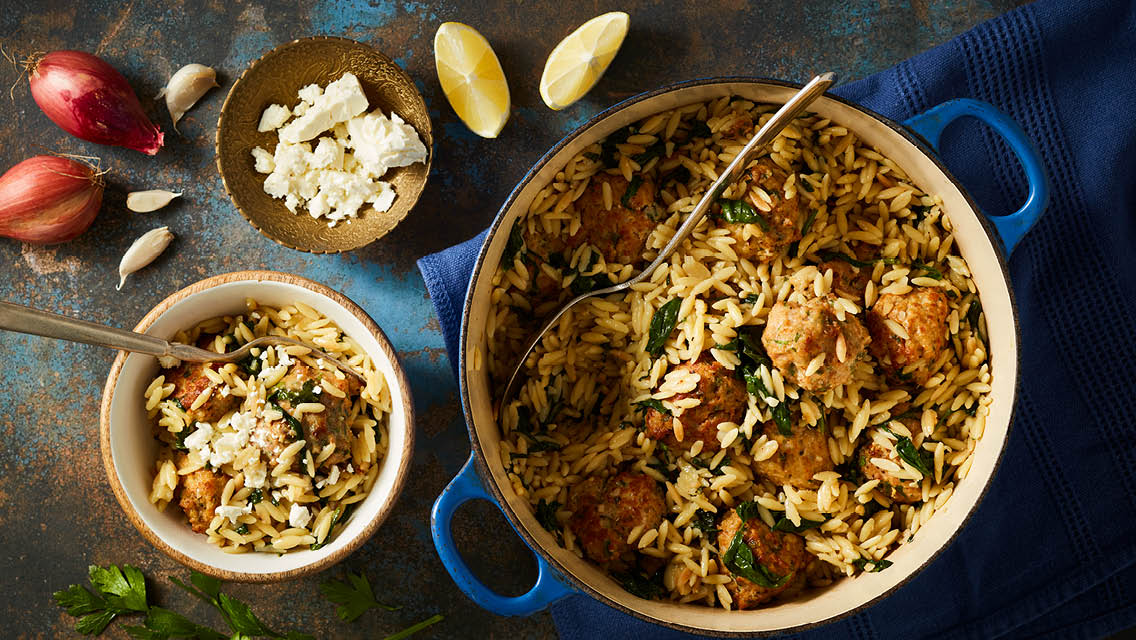 jf26-cc-greek-meatballs-with-lemon-orzo greek meatballs with lemon and orzo