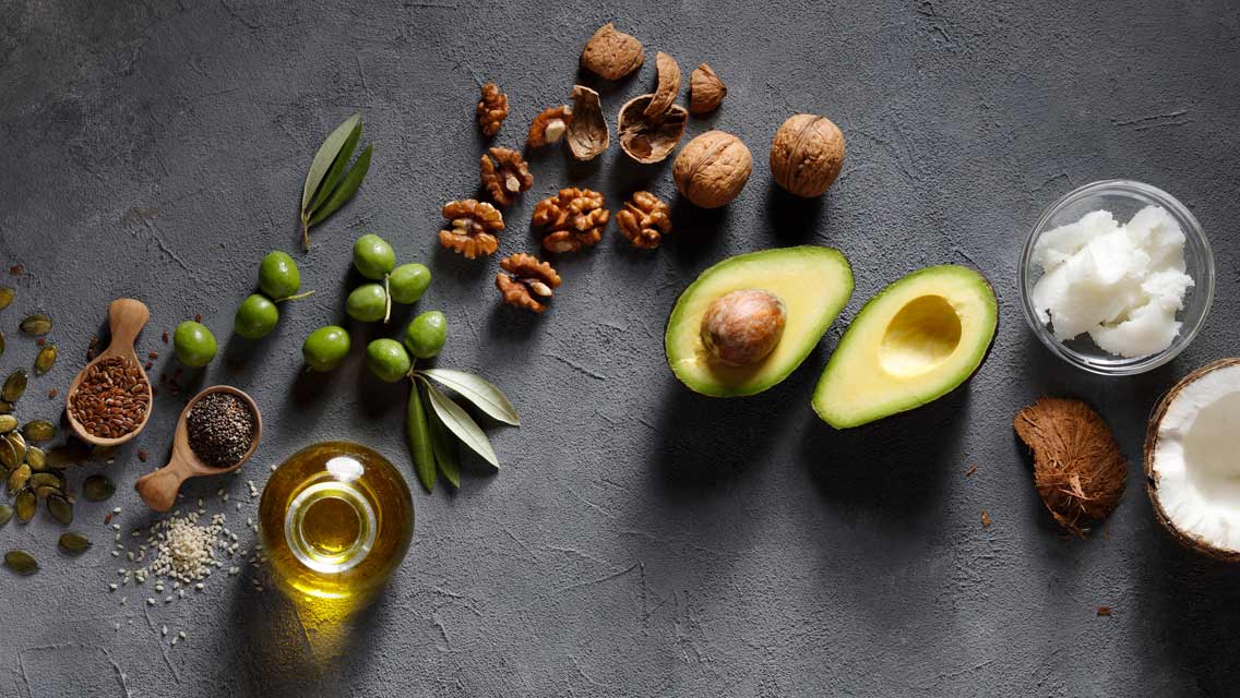 an array of quality fat foods