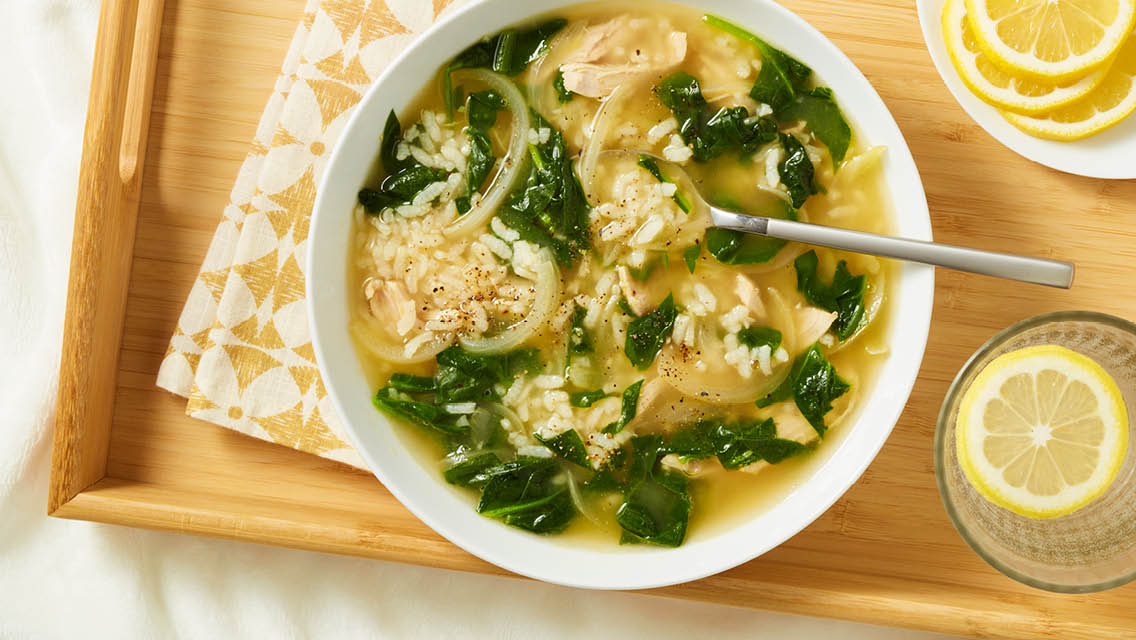 chicken noodle soup to support the cold and flu