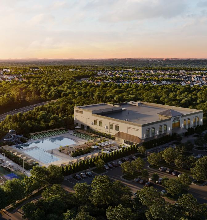 exterior of life time alston town center