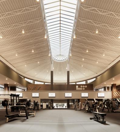 interior life time workout floor