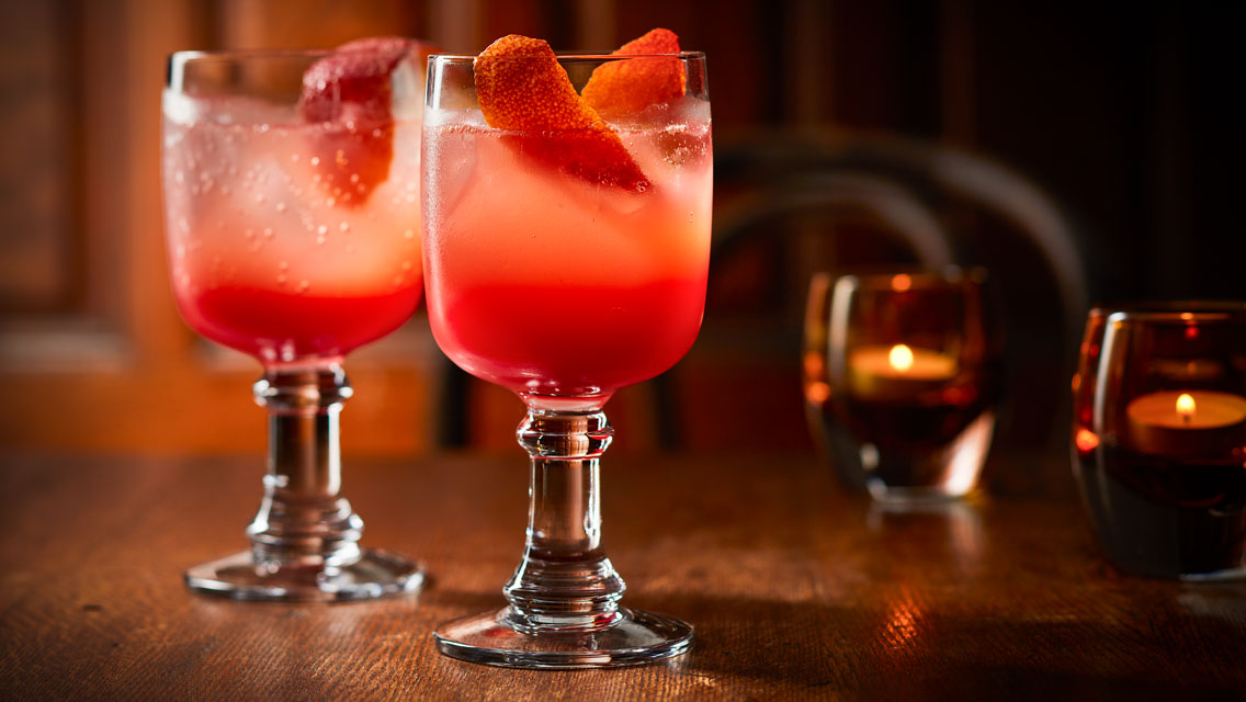 lemon-ginger blood orange fizz