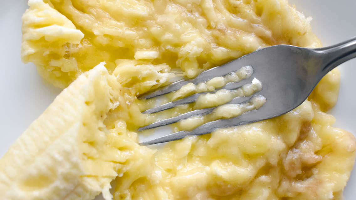 mashed banana