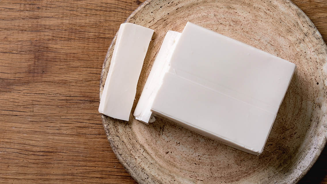 a block of tofu