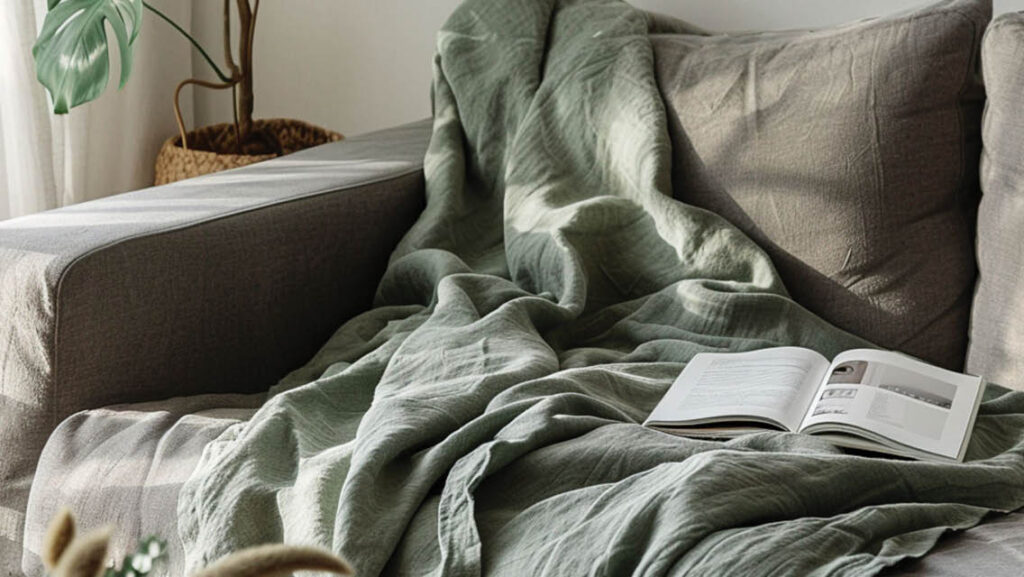 linen throw