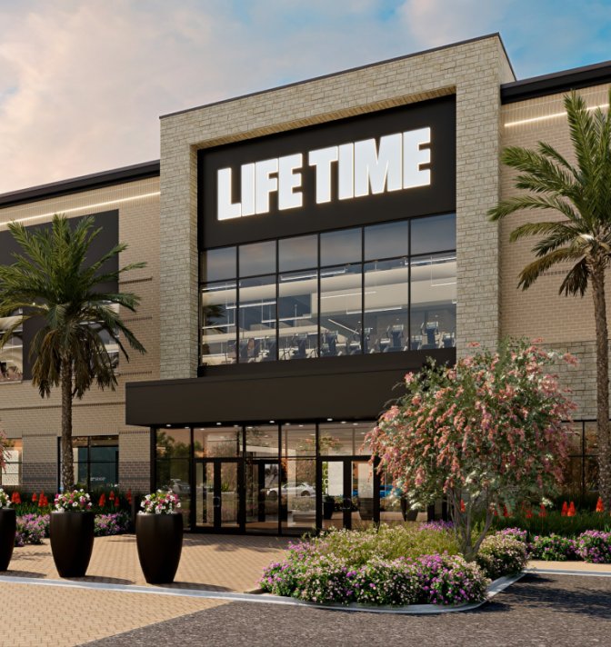 exterior of life time club ocotillo