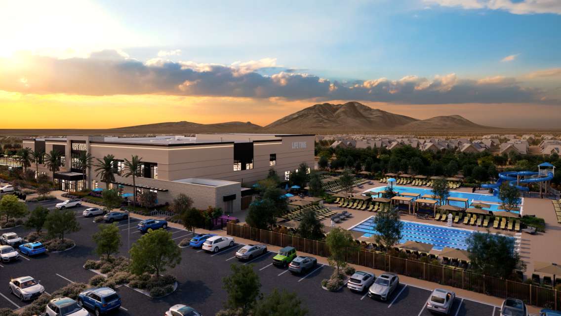 exterior aerial view of life time ocotillo