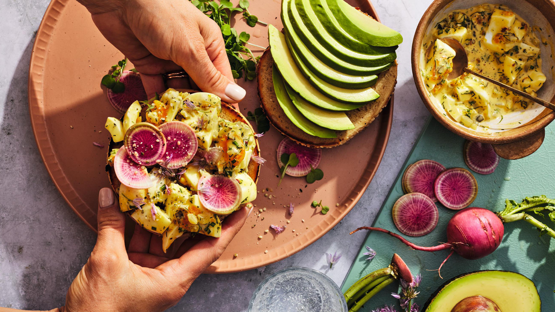 herby egg salad sandwich