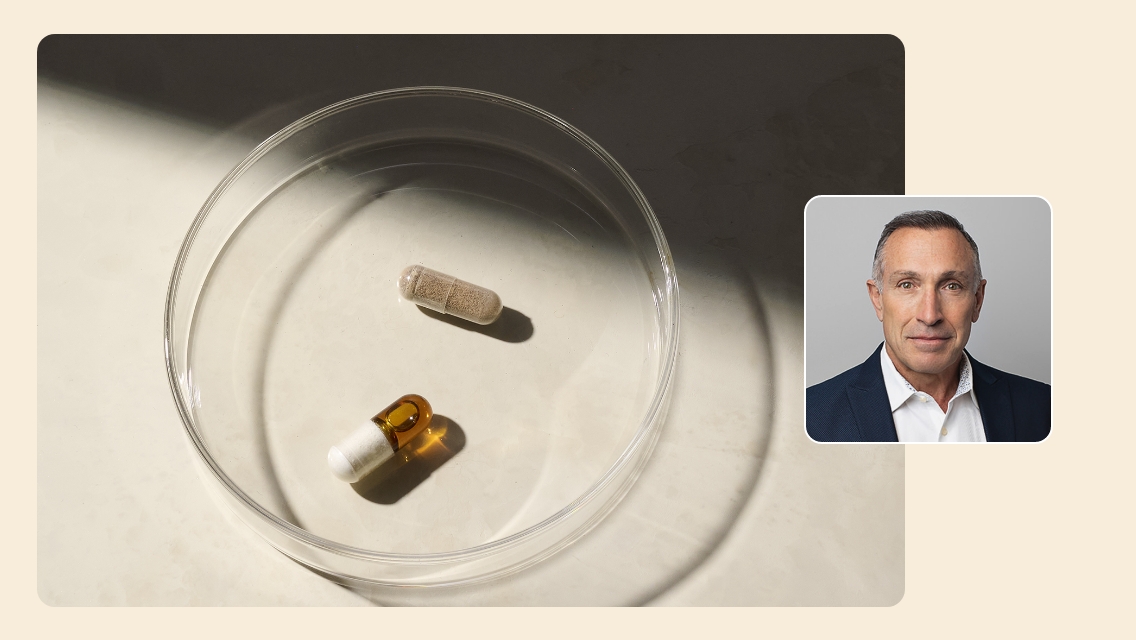 supplements on a table