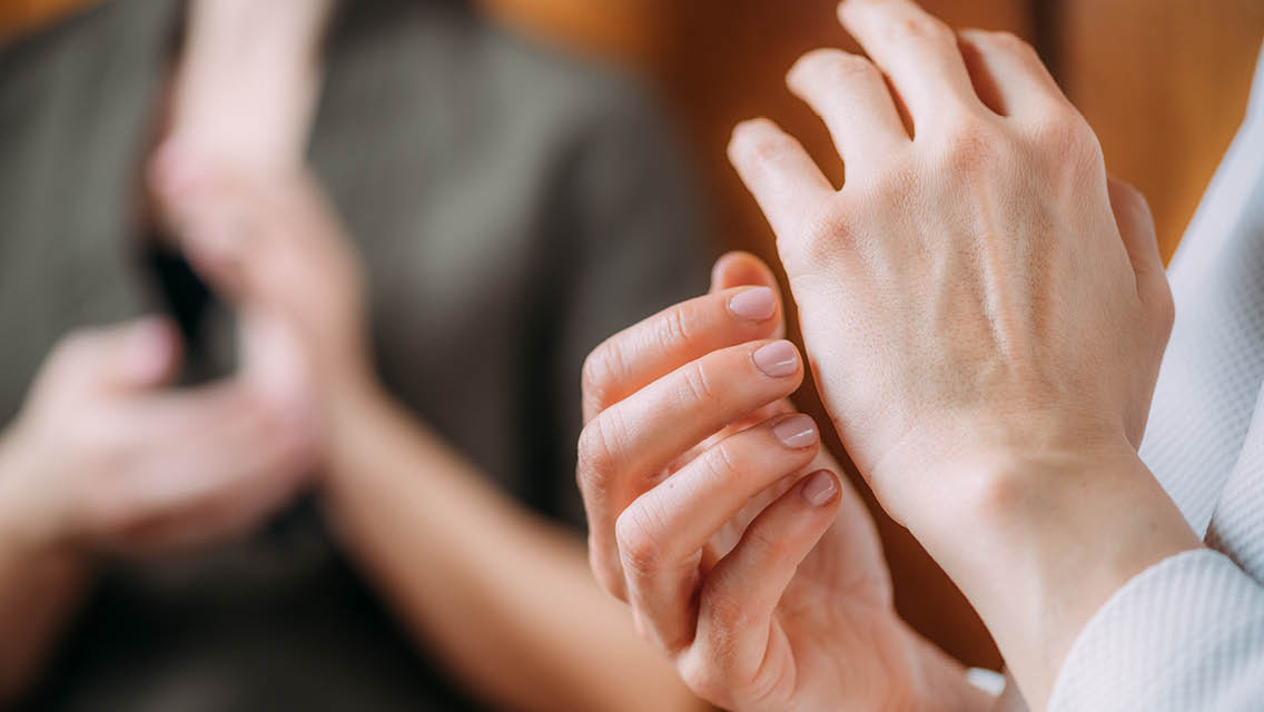 a person performs EFT
