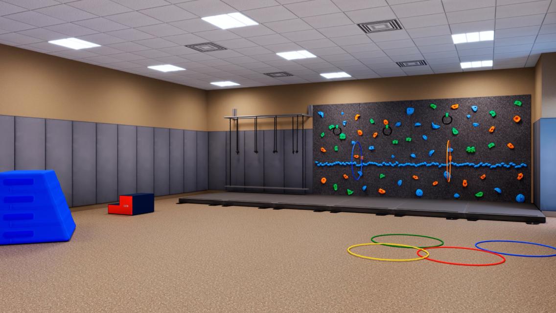 life time kids academy rock wall at life time brea