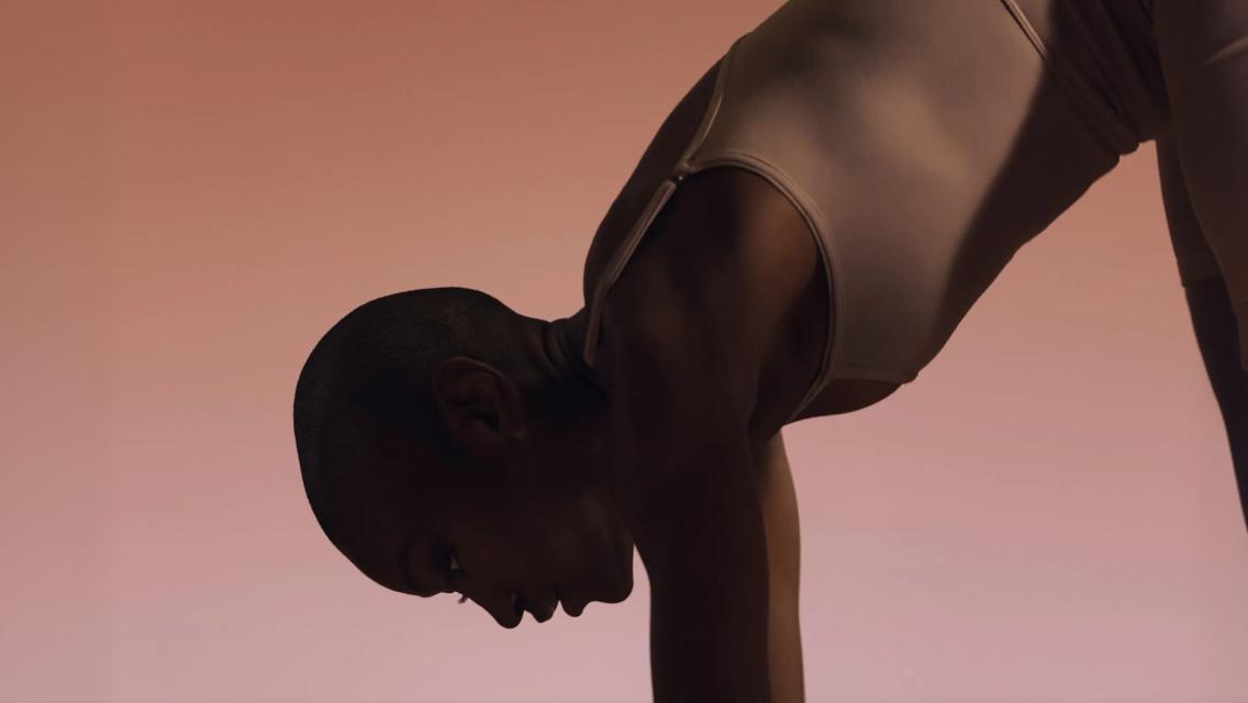 person doing yoga pose