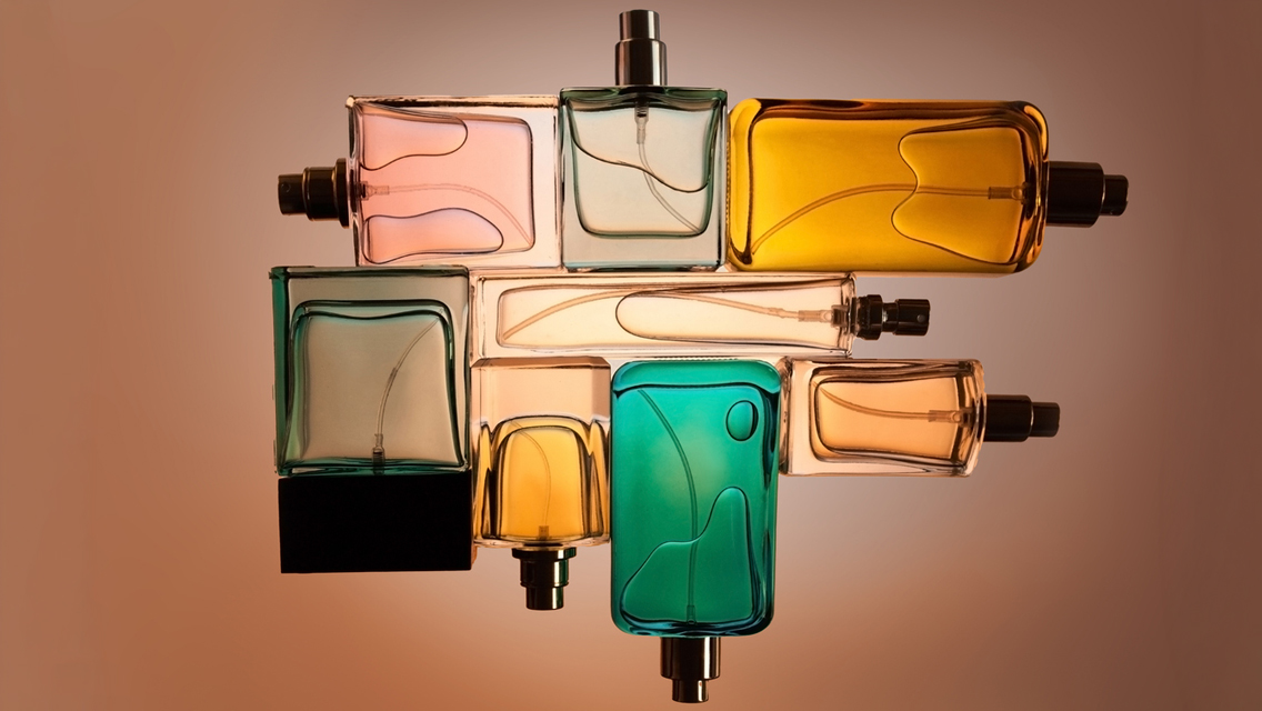 bottles of perfume