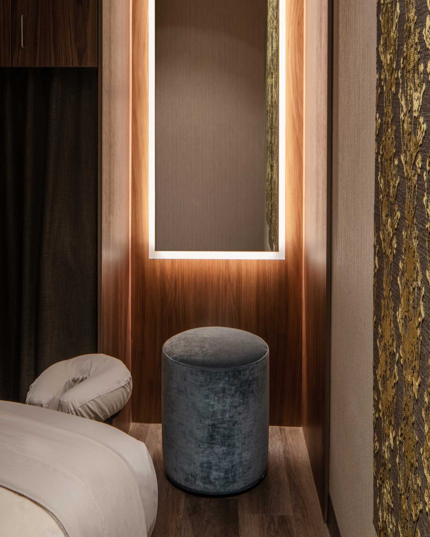 The inside of a massage room at the LifeSpa.